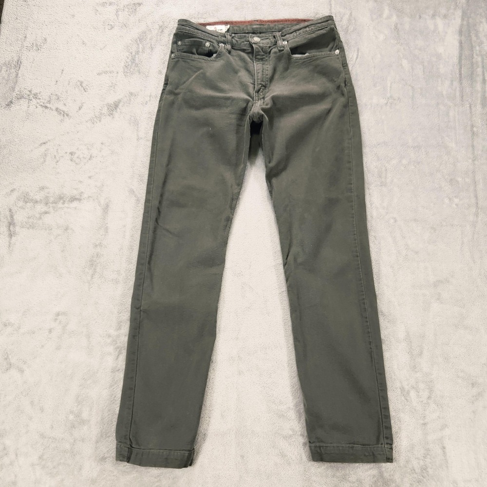 American Giant Jeans Mens 30x32 Green Roughneck Straight 5 Pocket Pants Made USA